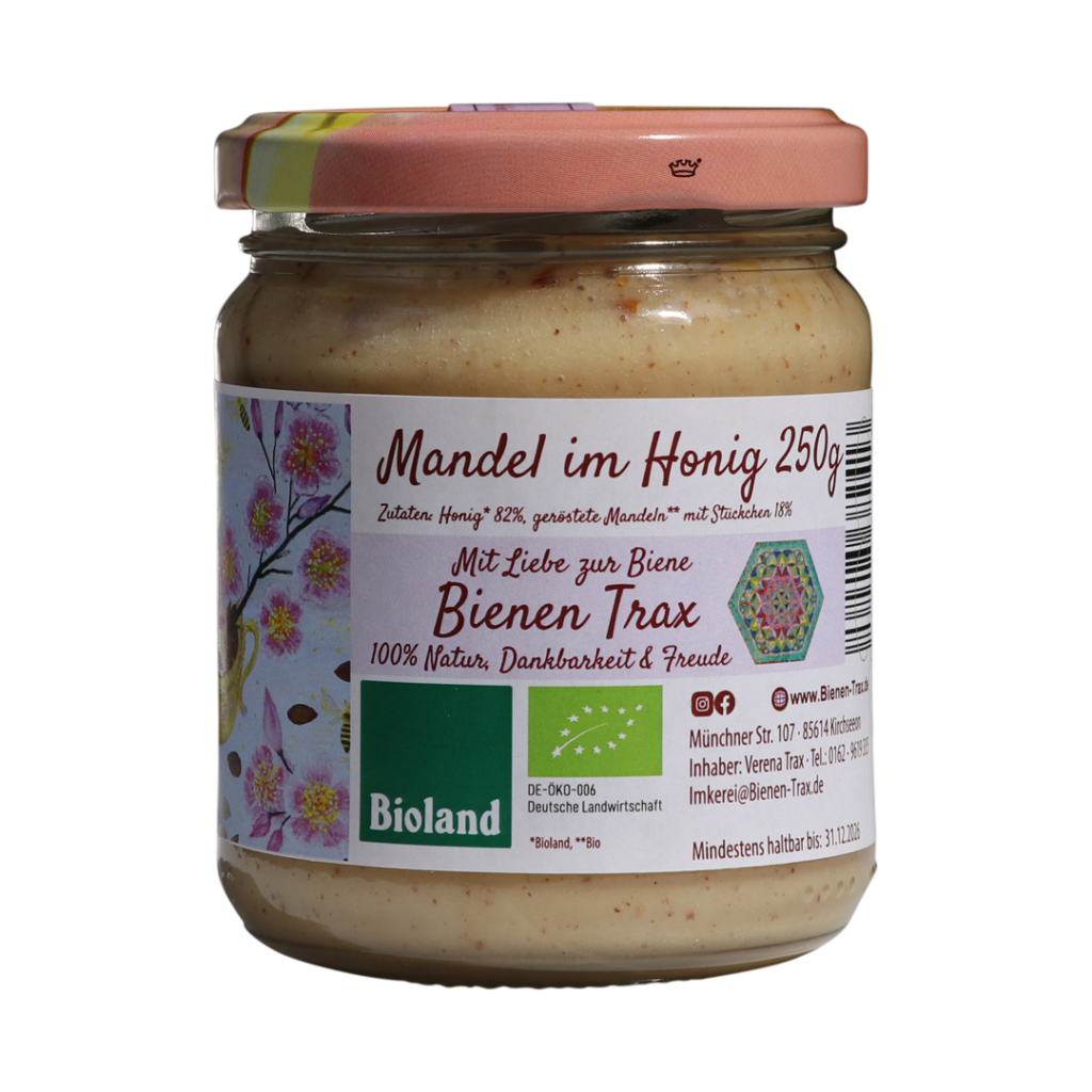 Mandel im Honig 250g - bienen-trax.de