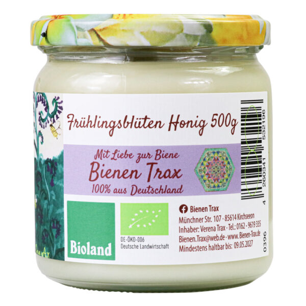 Frühlingsblütenhonig Glas von Bienen-Trax
